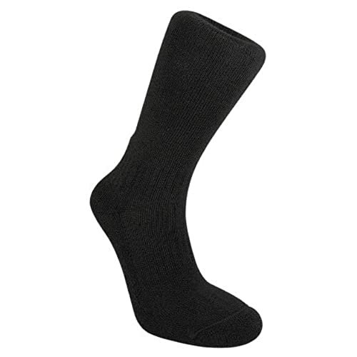 Bridgedale Men's WoolFusion Trail Socks, Black, Large