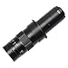Industrial Microscope Lens C Mount Zoom Lens Adjustable Magnification Manual Focus for Video Microscope Camera Alloy Construction 0.7-4.5X Optical Power for PCB Jewelry LCD Analysis 10X-300X(120X)