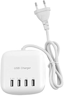eDealMax Cargador Blanco viaje Universal del teléfono celular Wall DC 5V adaptador de enchufe de la