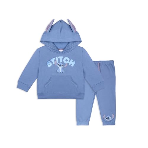 Image of Disney Lilo and Stitch Baby Girls 2 Piece Hoodie and Pant Sets for Infants