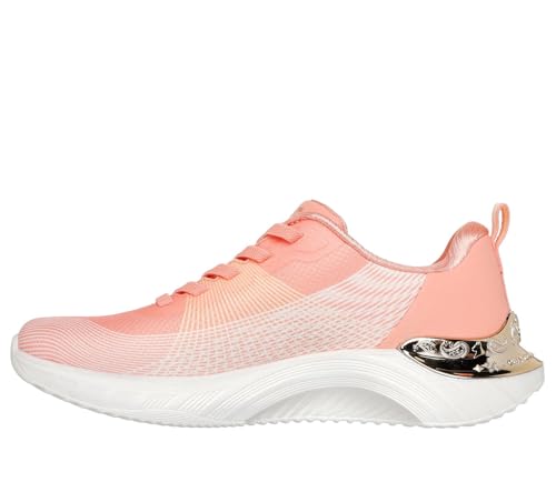 Skechers Donna Snoop Dogg: Snoop Ace - Cyber Walker Sneaker In Arancione, Taglia 39, Vegan - 5
