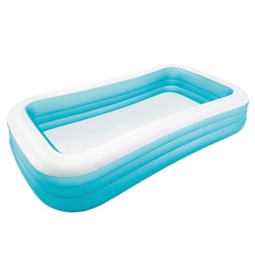 Intex - 58484Np - Piscina Rectangular Esmerilada - Color Azul