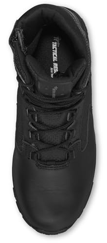 TACTICAL RESEARCH TR1040-ZWP 7” Waterproof Ultralight Black Tactical Boot for Men - Leather & Nylon with BBP Lining & TR HiTRAC Outsole - EMS, Security & Police Boots3