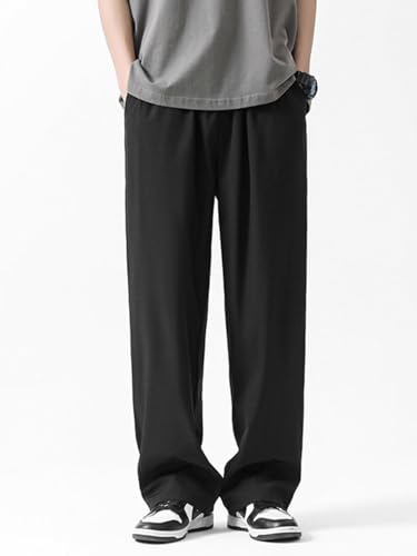 Image of dockstreet Men's /Unisex || Open Bottom || Stretchable || Drawstring Bottom Drawstring Pure Cotton Stretchable Baggy Jogger Pants