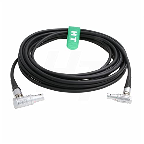 HangTon Power Control Cable for DJI Ronin 2 Tethered Control Handle Focus Motor to RS2 Communication Expansion Adapter Right Angle 6 Pin to 6 Pin 5M