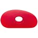 Sherrill Mudtools Shape 1 Polymer Rib for Pottery and Clay Artists, Red Color Very Soft