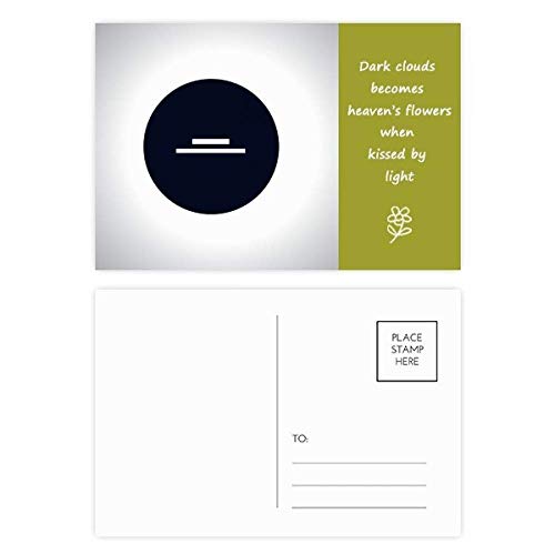 Cartes postales Blanc Musique 20pcs pour ne plus manquer de support de remerciement