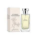 Fresh Lily Flower Perfume for Women, Long Lasting Charming Fragrance, Sweet Floral and Fruity Eau de Toilette, Enhance Confidence and Charm - 50ML/1.7 Fl.Oz