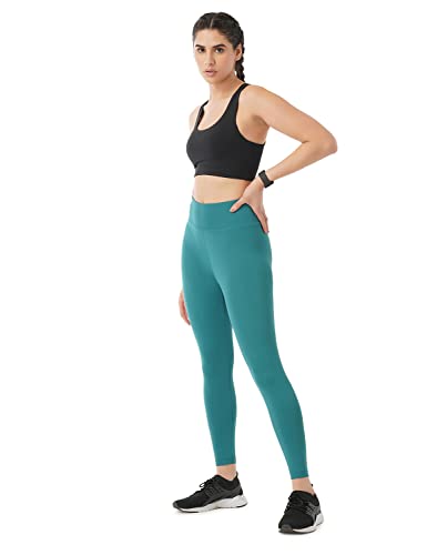Image of PUMP'D Women's Stretchable Leggings with Back Pocket -Lightweight | Anti-Odor | Squat Proof | Dry Tech | Yoga Pants - Fitness Leggings, Multipurpose Track Pants, Gym Tights, Active Wear Lower