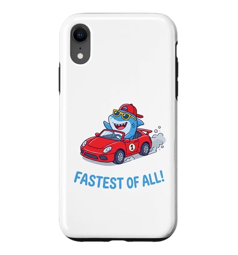 Fastest Of All Kids ���킢���T���̃��[�X�J�[�f�U�C�� �j�̎q�p �X�}�z�P�[�X iPhone XR �p