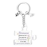 marca euroliga clasificacion Diseño cuidadosamente elaborado: El diseño del llavero fue creado meticulosamente por nuestros diseñadores, combinado con un mensaje adorable. Gracias a una técnica de corte profesional, su contorno es fluido. La combinación de colores vibrantes con la transparencia del acrílico constituye el punto destacado de su diseño.regalos hermanos boda regalos para hermanos regalos originales para mujer baratos regalo mujer mayor regalos originales para hermana regalos para hermanas originales