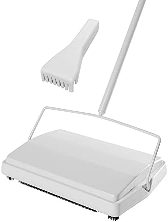 Jehonn Teppichkehrer, Bodenkehrer, Nicht Elektrisch, Manuelles Kehren Mit  Rosshaar-Rotorbürste, Strapazierfähig Für Die Reinigung Von Tierhaaren :  Amazon.de: Küche, Haushalt & Wohnen