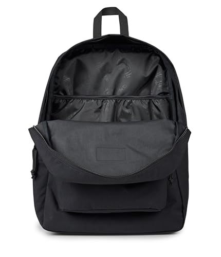 Image of JanSport Superbreak Plus FX Backpack - Work, Travel, or Laptop Bag with Water Bottle Pocket - Black