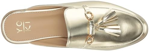 YOKI JACEY-04 Women's Basic Tassled Mules, Gold, 9 M US | Image 4