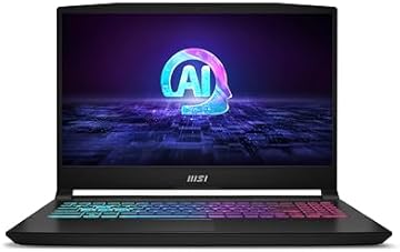 msi Katana A15 AI Gaming Laptop 15.6” QHD 165Hz – Ryzen 9-8945HS, RTX 4070, 32GB DDR5, 1TB SSD, Cooler Boost 5, Windows 11: Black B8VG-450US