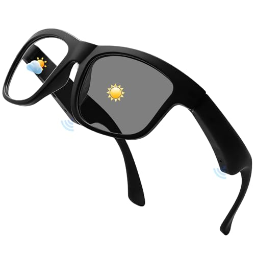 Lunettes de soleil Bluetooth pour extérieur avec réponse en un clic et verres UV