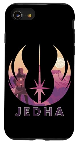 Cadeau Star Wars coque iPhone SE 7 8 motif Jedi Order Jedha