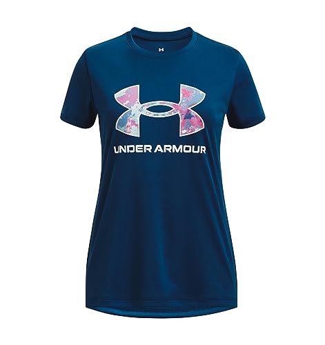T-shirt Under Armour rose clair fille idéal pour le sport scolaire et le running