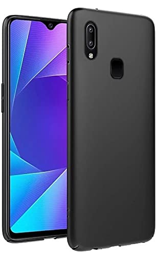 Image of Mobile Back Cover Case for Vivo Y95 (Silicone Case|CameraProtection|Black SC1510)