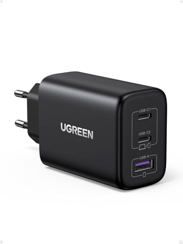 Carga ultrarrápida de hasta 65W para todos tus dispositivos. Con tres puertos USB-C y un USB-A, gestiona tu MacBook, iPhone o tablet al mismo tiempo. Protección inteligente contra sobretensiones y cortocircuitos para una carga segura.