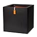 Produktbild Capi Europe - Blumentopf quadratisch Smooth NL - 40x40 - Schwarz - Öffnung Ø32 - Blumentopf für den Innen- und Außeneinsatz Bruchsicher - 100% recycelbar - KBL903