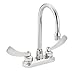 Moen 8279SMF15 Commercial M-Dura 4-Inch Centerser Bar/Pantry Faucet with 4-Inch Smooth Wrist Blade Handles and 5 1/4-Inch Spout Reach, 1.5-gpm, Chrome