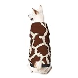 Funny Giraffe Animal Print Pet Dog Costume Pets Wear Hoodies Fall Cloth Sweaters Sweatshirts Jacket