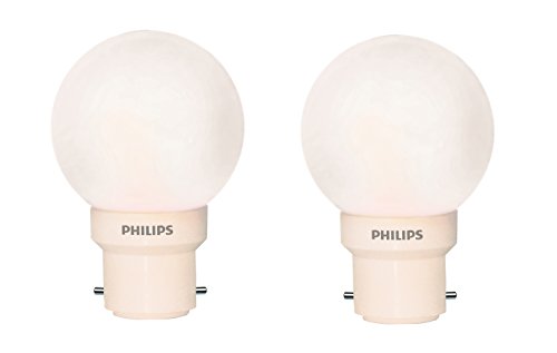 Philips 0.5W B22 LED Bulb, Pack of 2 (Deco Mini)