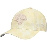 New Era Women's Cream Jacksonville Jaguars Frond 9TWENTY Adjustable Hat