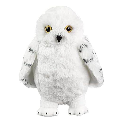The Noble Collection Harry Potter Hedwig plysch – 28 cm (11 tum) mjuk plysch snöuggla – officiellt licensierad filmuppsättning filmrekvisita gåvor varor