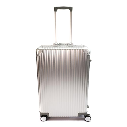 VinGardeValise® VinAluminum Wine Travel Suitcase - 12-Bottle Aluminum Luggage with TSA Lock,...