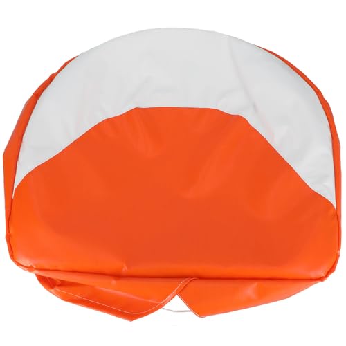 All States Pan Seat Cushion - 21" Economy White and Orange fits Allis Chalmers B C CA D10 D12 D14 D15 D17 D19 D21 G WC WD WD45