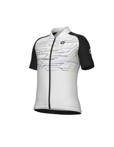 ALE' Maillot ciclismo niño MEGABYTE KID blanco 2024