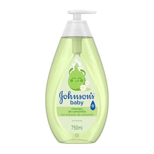 Johnson S Baby Champú Camomila No Llores Más 750 Ml , Champú Sin Parabenos Para Recién Nacidos Con Extracto De Camomila, Shampoo Hipoalergénico Y Con Ph Equilibrado Para Un Pelo Brillante