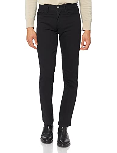 Jeans dritti Armani Exchange Uomo Bull Colour, Straight Denim Jeans Straight Not Applicable, Nero (Black 1200), W28/L34 (Taglia Produttore: 28)