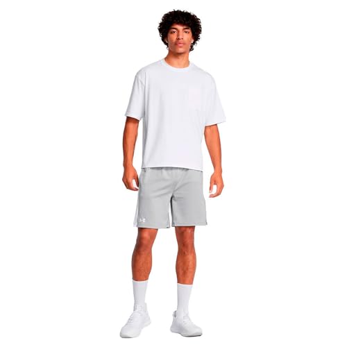 Under Armour Men's Train Stretch 2.0 Shorts, (011) Mod Gray / / White, XX-Large - image 5