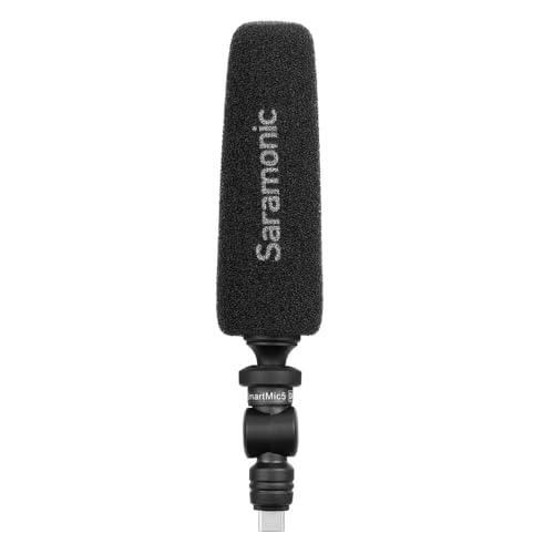Image of Saramonic SmartMic5 UC Unidirectional Micro-Shotgun Mic w /USB-C for iPhone 15, Android Devices & Newer iPads