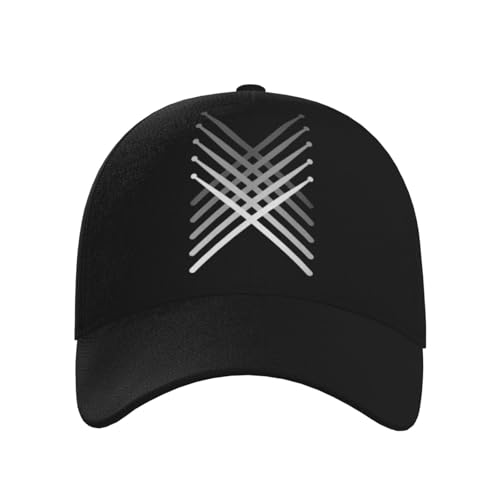 Fading Percussion Drum Sticks Baseball Hats for Men and Women - Classic Adjustable Hats2