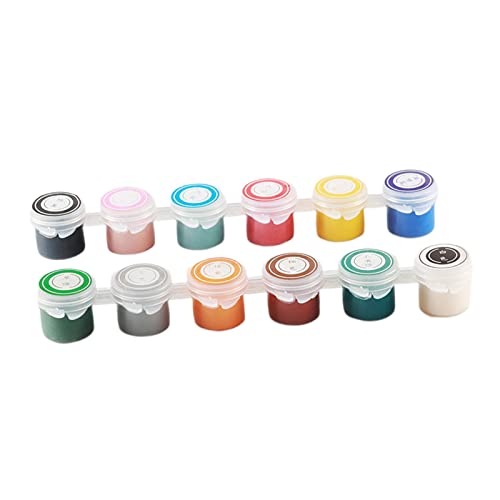 Amagogo Ceramic Pigments, Underglaze Color Pigment, Art Paint Set, Pottery Glaze Painting Art Crafts, for Adults and Kids, Craft painting on Ceramic,Wood, Rocks, Style B