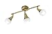 Produktbild Trio Leuchten Deckenleuchte 803100304 Trumpet, Metall Altmessing, Glas weiß, exkl. 1 x E14