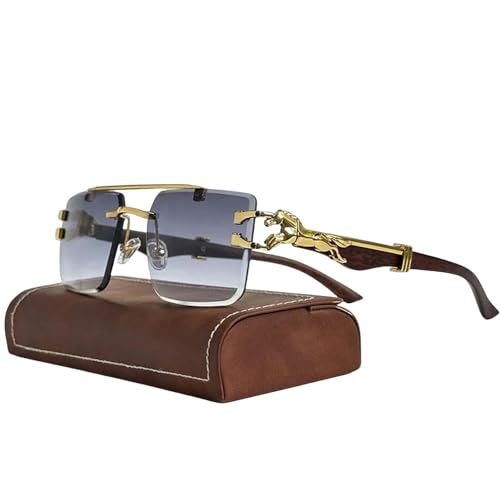 Lunettes de soleil carrées légères pour éviter les marques sur le nez