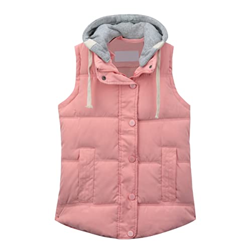 Outdoor-Weste In Rosa – ärmellos Mit Reißverschluss & Eingrifftaschen