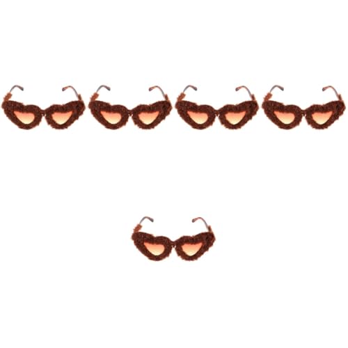 Lunettes de soleil d'anniversaire en forme de coeur pour surprendre vos invités