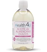 H4U Huile d'amande douce 500 ml – Plasticité et hydratation pour la peau