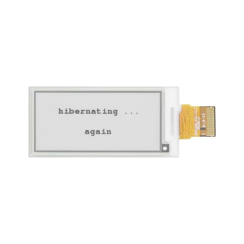 Create idea 1 Pièce de Rechange pour écran LCD 2,13 Pouces 122 X 250 Pièce de Rechange pour écran d'étiquette électronique OPM021B1 021E1 Compatible avec Netatmo NTH01-FR-EC Le Thermostat Intelligent