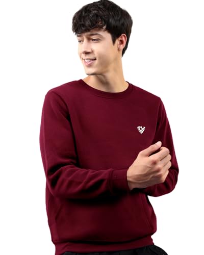 Image of EYEBOGLER Men's Cotton Blend Round Neck Sweatshirt