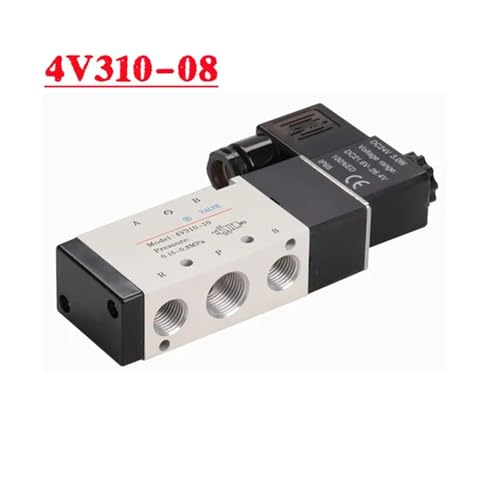 Électrovanne 4V310-10 de haute précision mécanique en DC12V pour circuits d'air