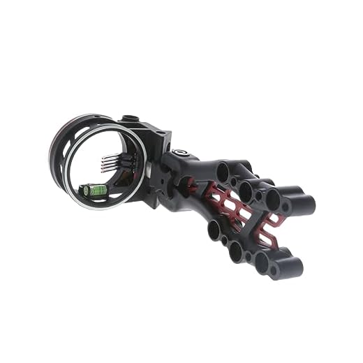 TRUGLO Carbon Hybrid Lightweight Carbon/Aluminum Hybrid Bow Sight, Standard Adjustment, Black