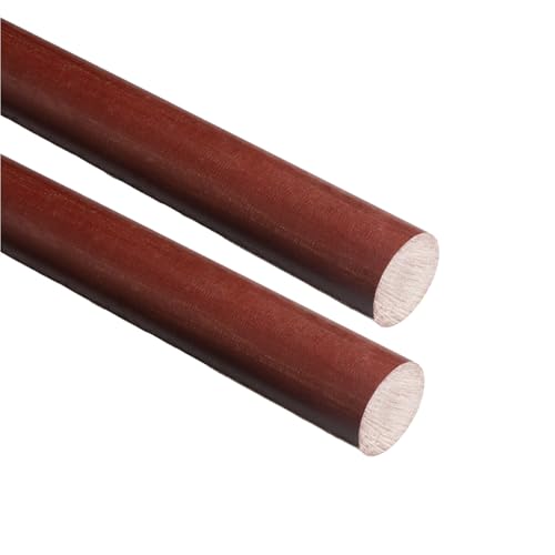 XMRISE Phenolic Resin Laminated Laminated Cloth Rod for Electronic Materials, Length: 500mm 2 Pieces,Diameter 80mm