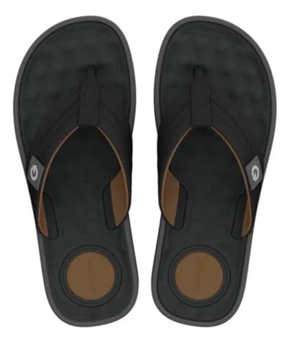 Chinelo Cartago Alabama Masculino - Preto e Marrom - 39